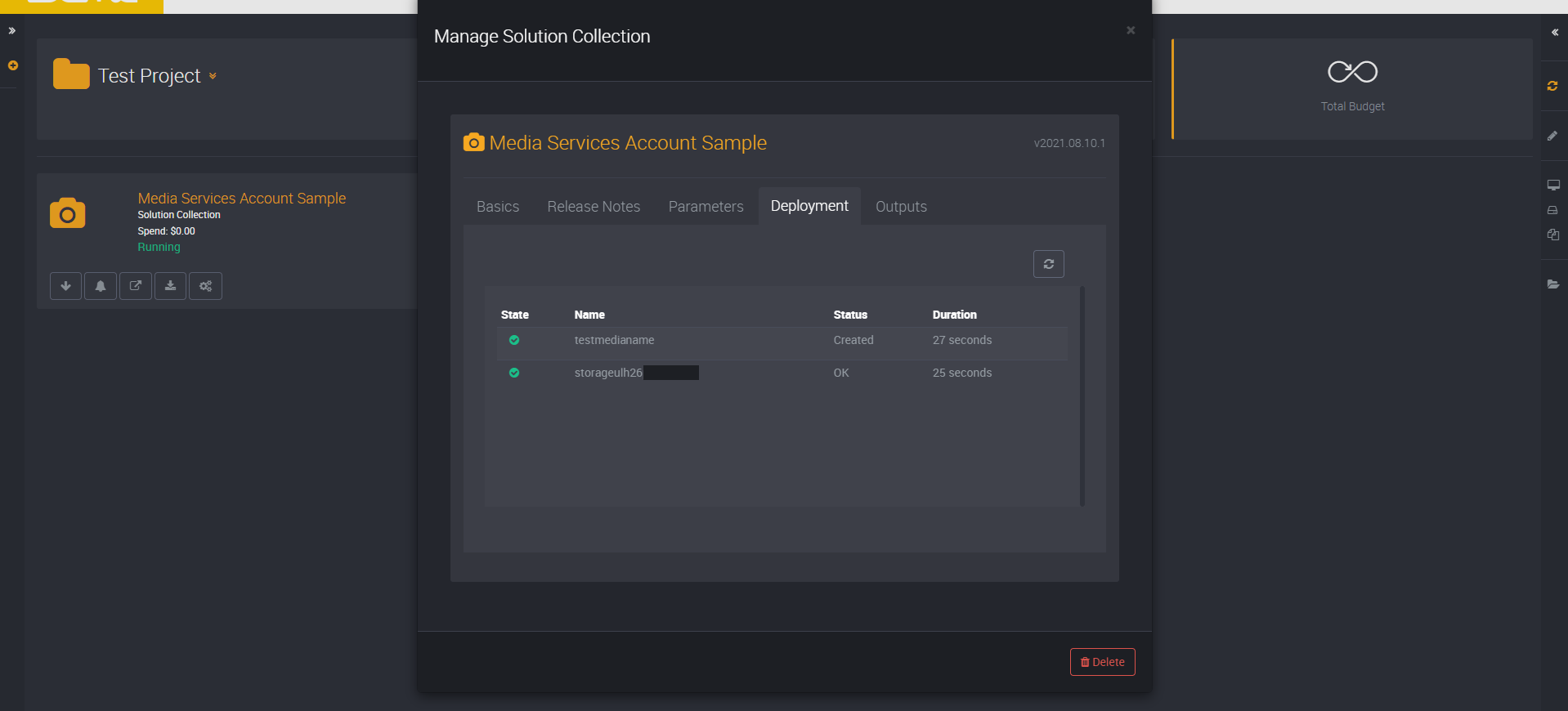 Solution collection deployment