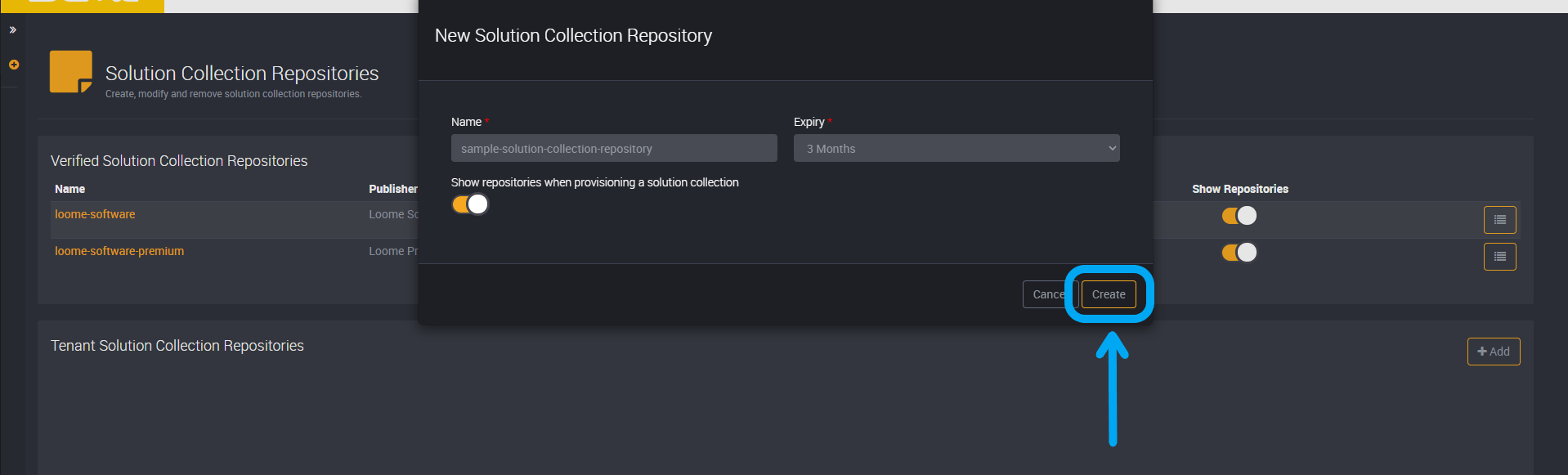 Add solution collection repository