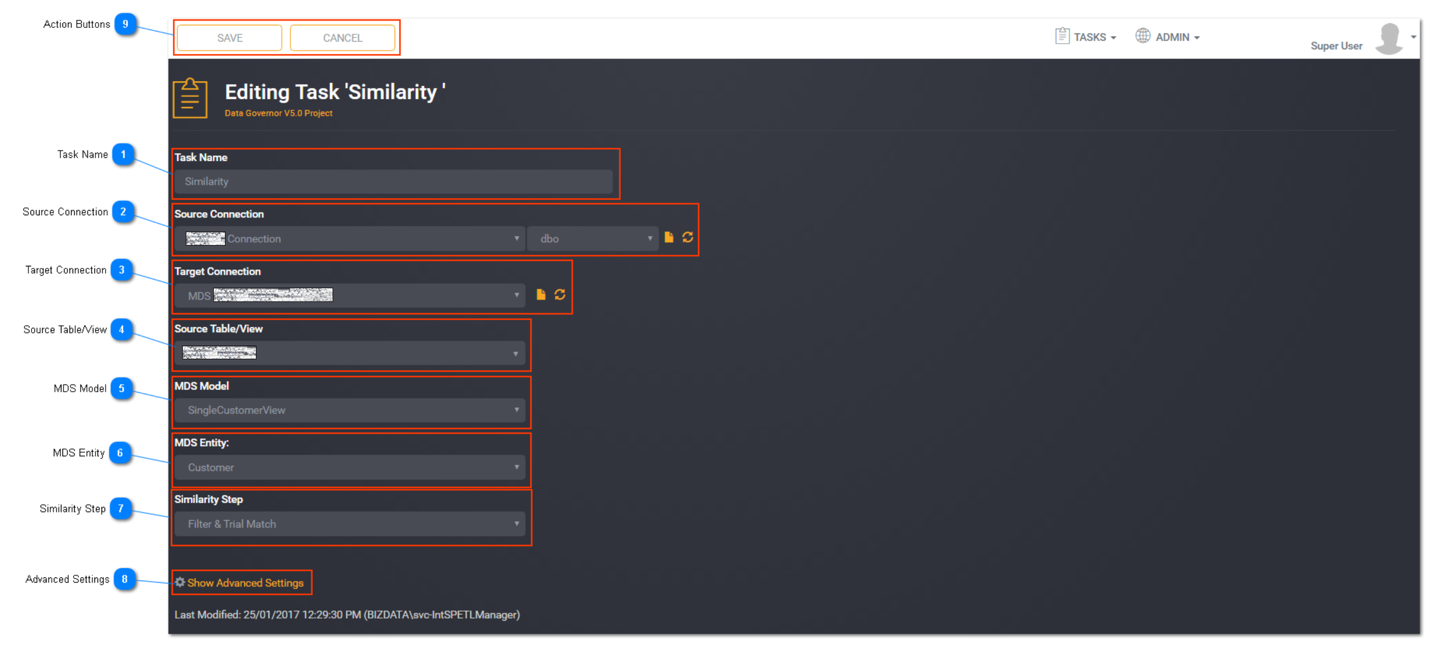 Adding a Similarity task