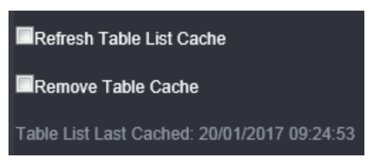 Cache options