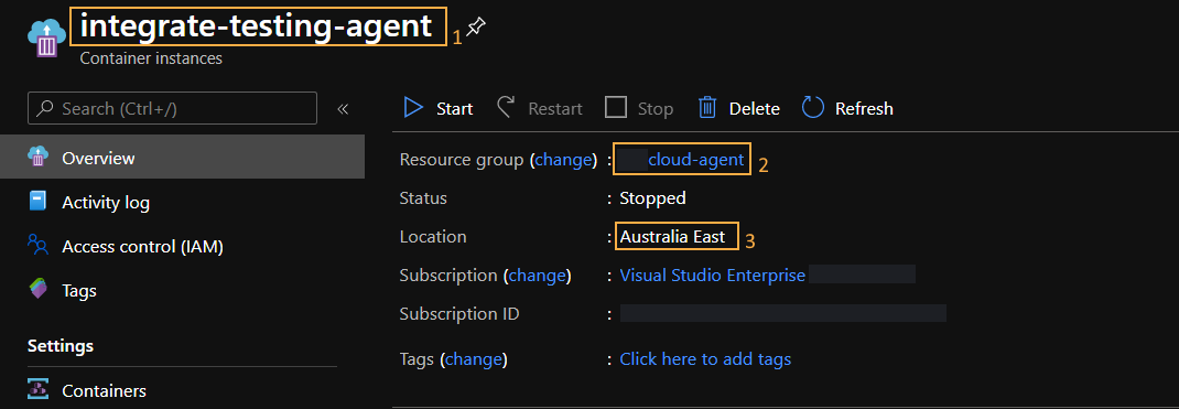 Azure Container Instance
