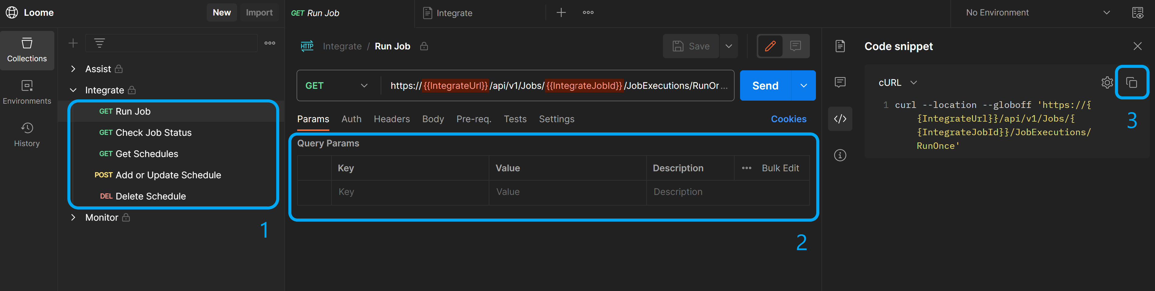 API steps