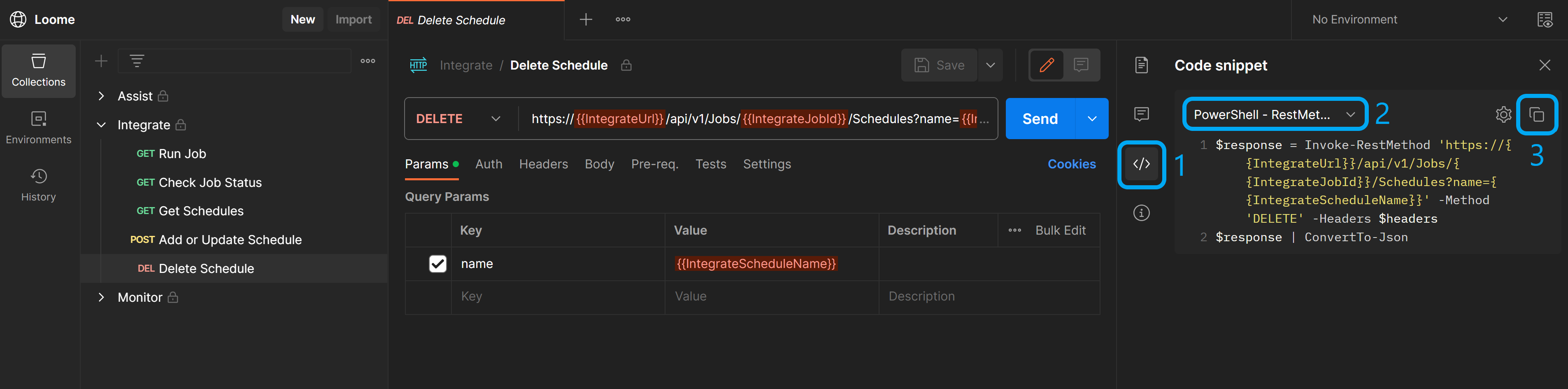 Choose code format