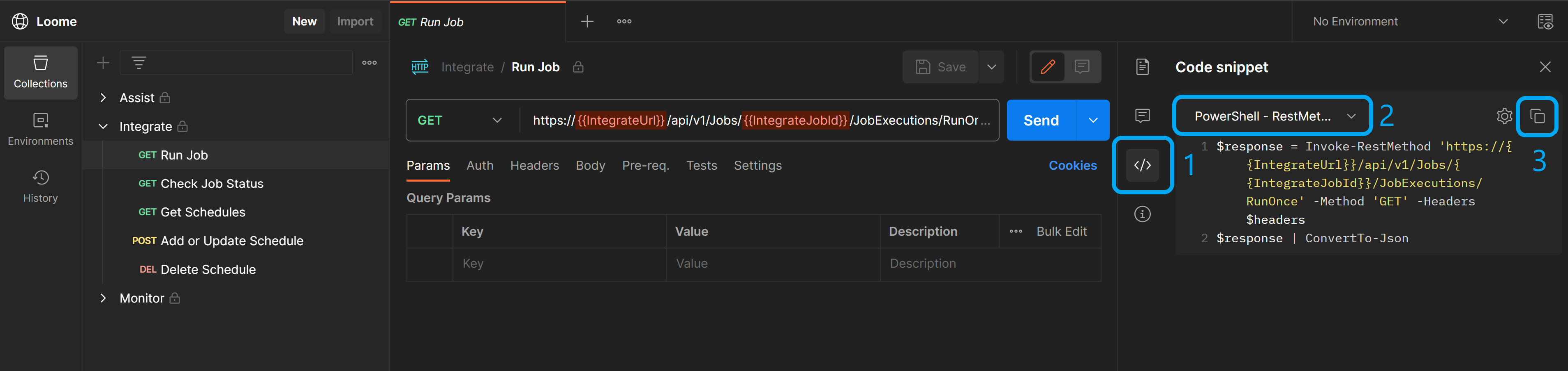 Choose code format
