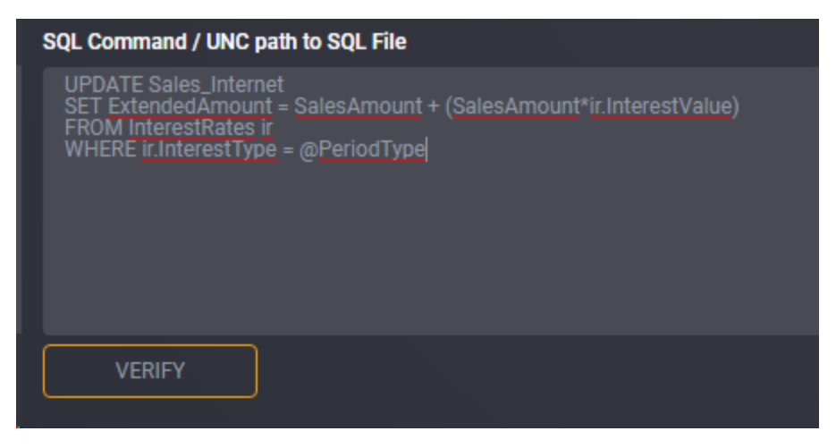 SQL Command/ UNC Path