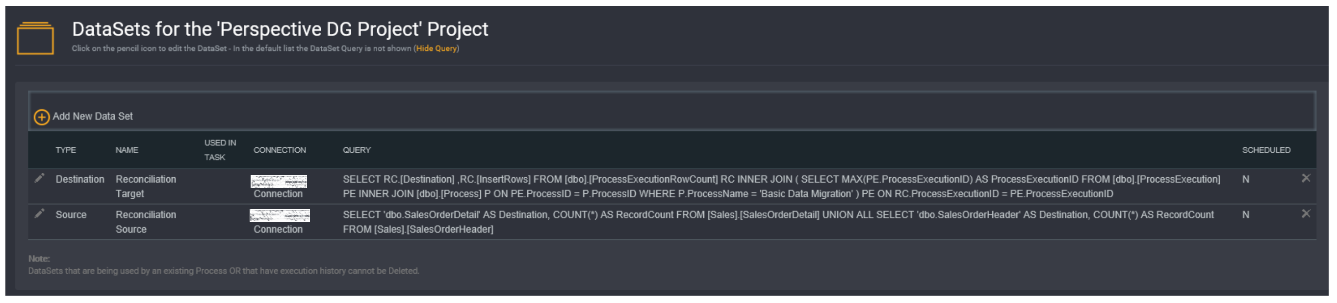 Query column