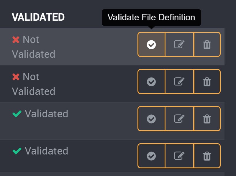 Click here to validate your file definition