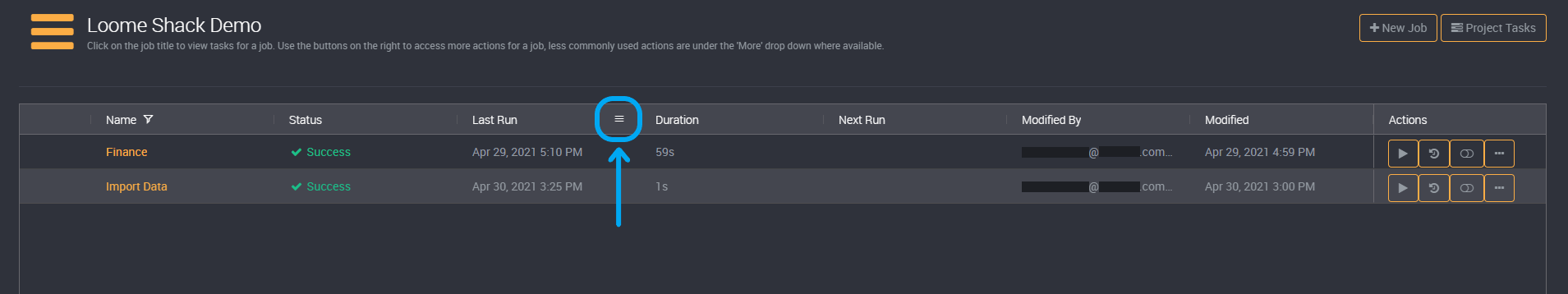 Sort and Filter here