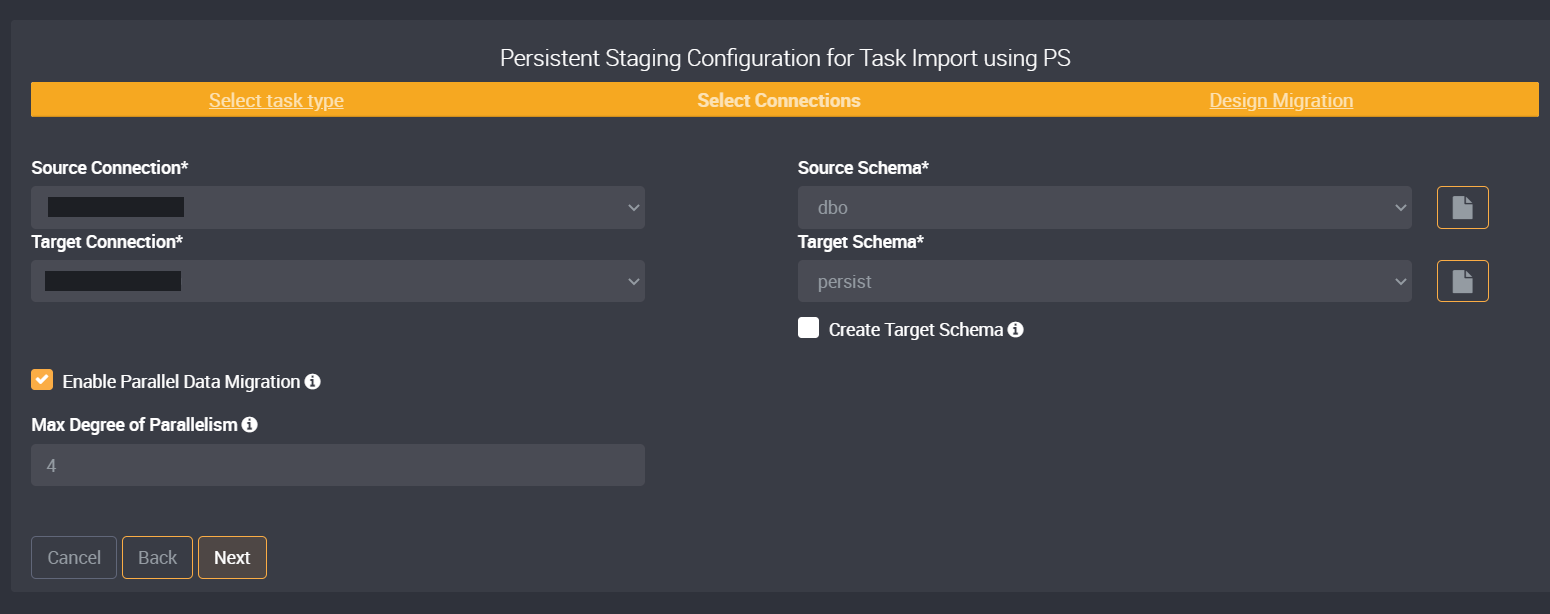 Source and Target as SQL Server