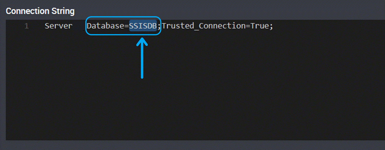 sql server connection string ssis