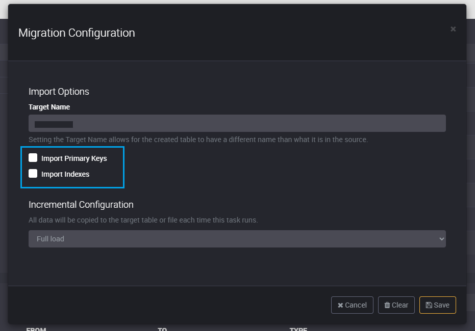 inc config modal