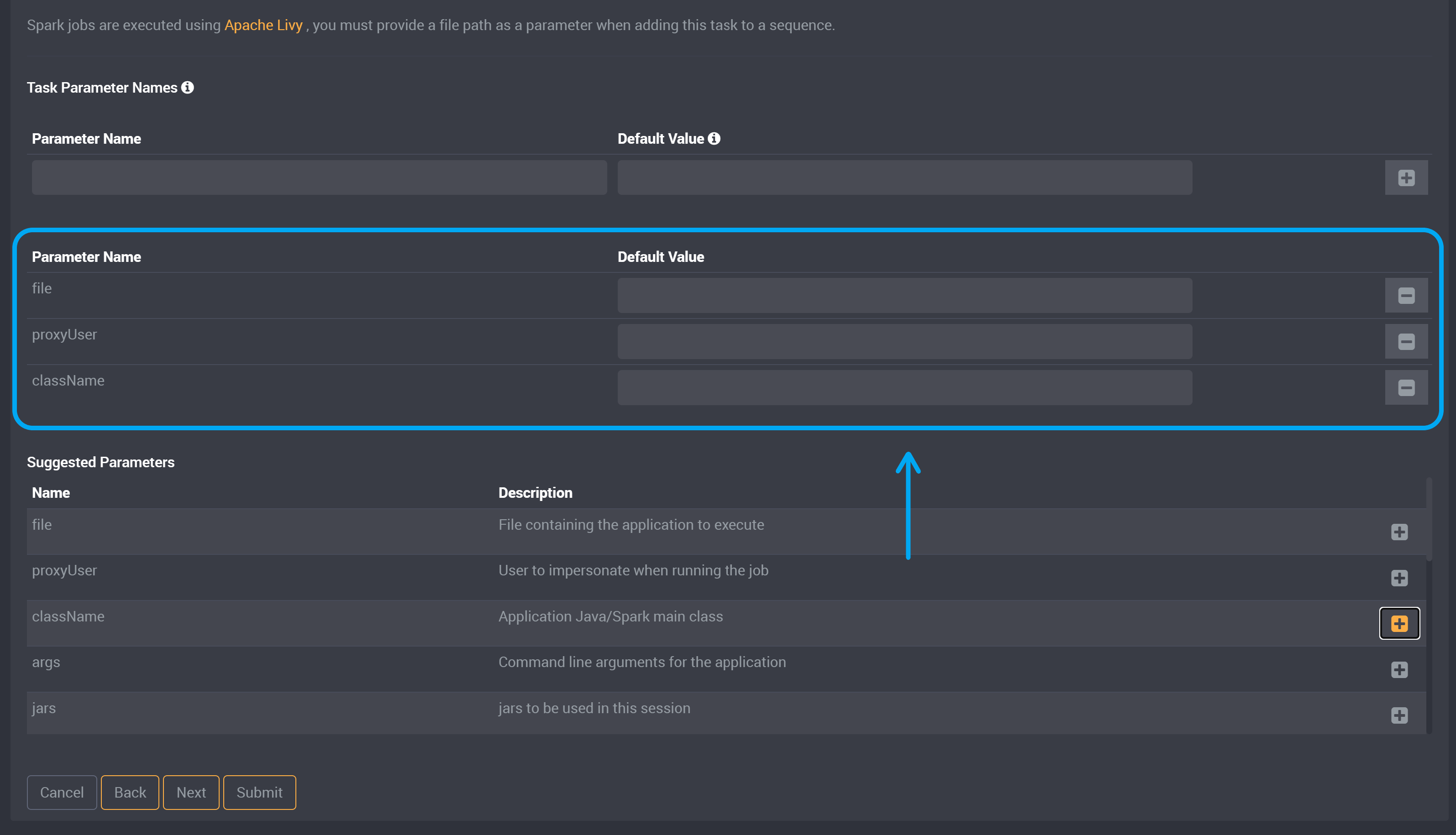 Added parameter