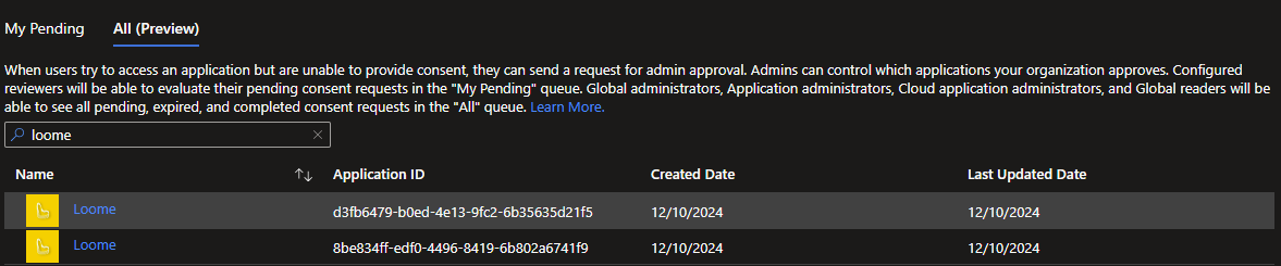 Admin auth review Microsoft