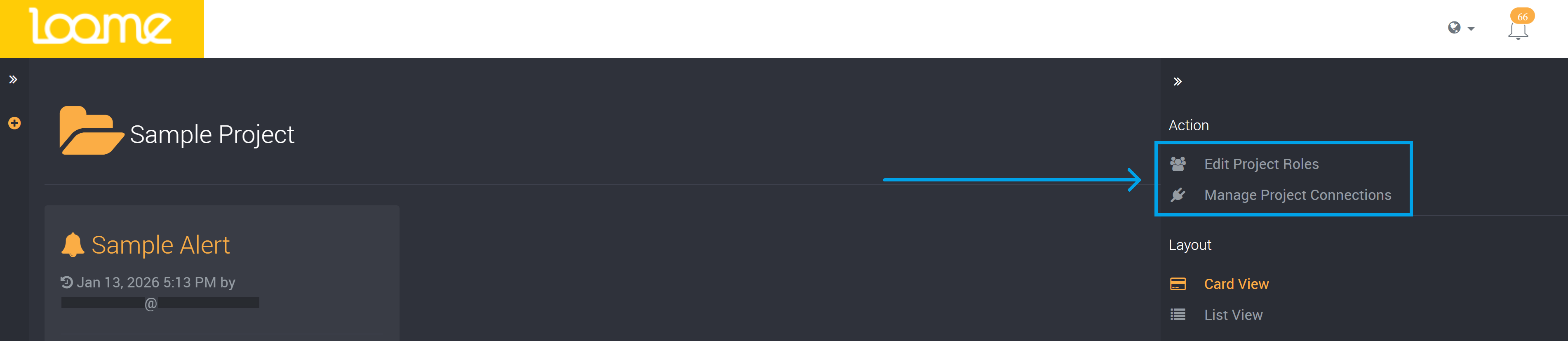 Project roles and connections