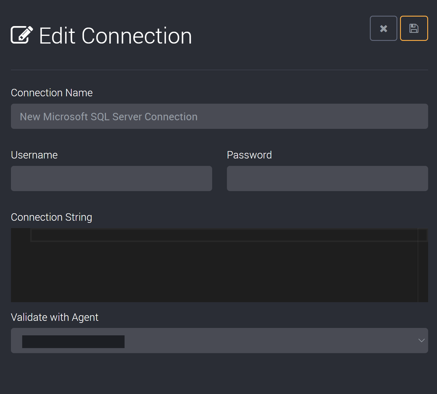 Add a SQL server connection 