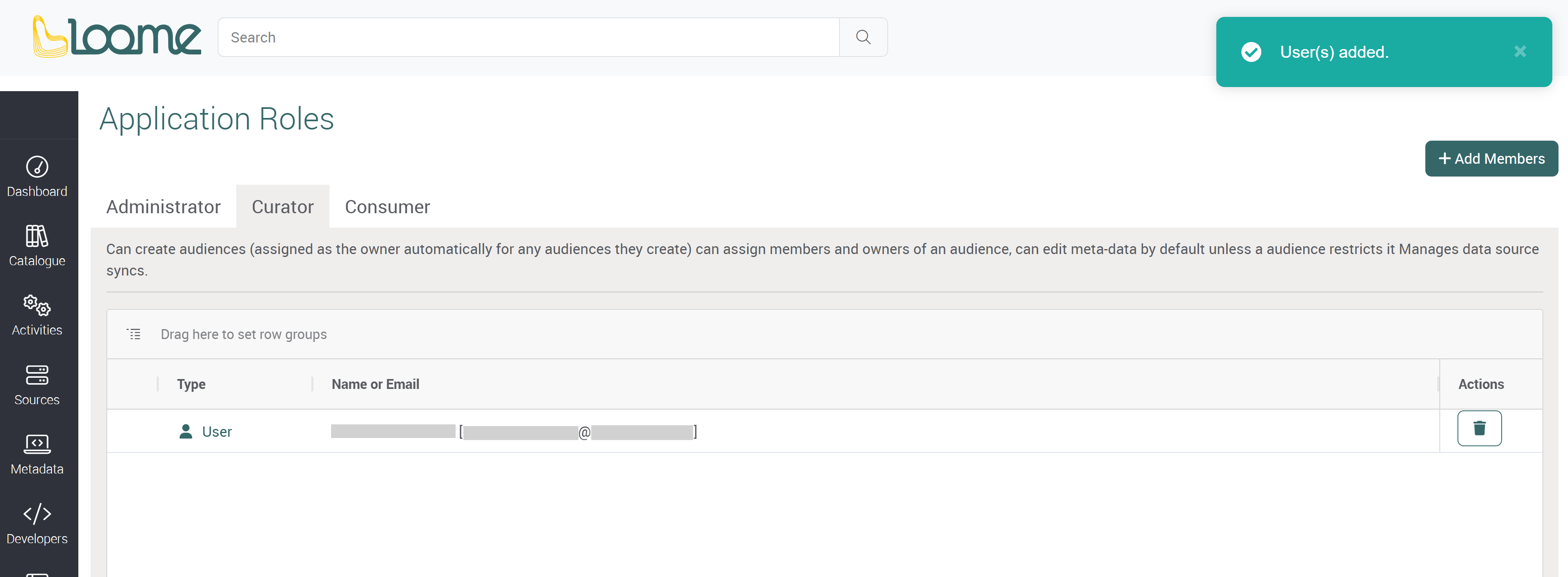 Submitted users