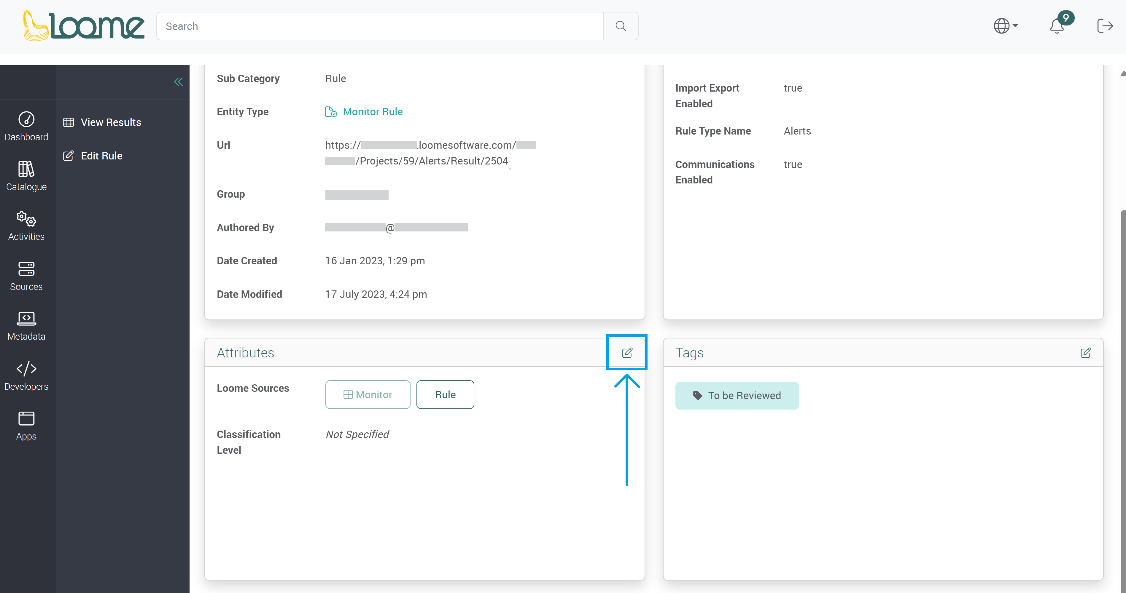 Manage asset Information