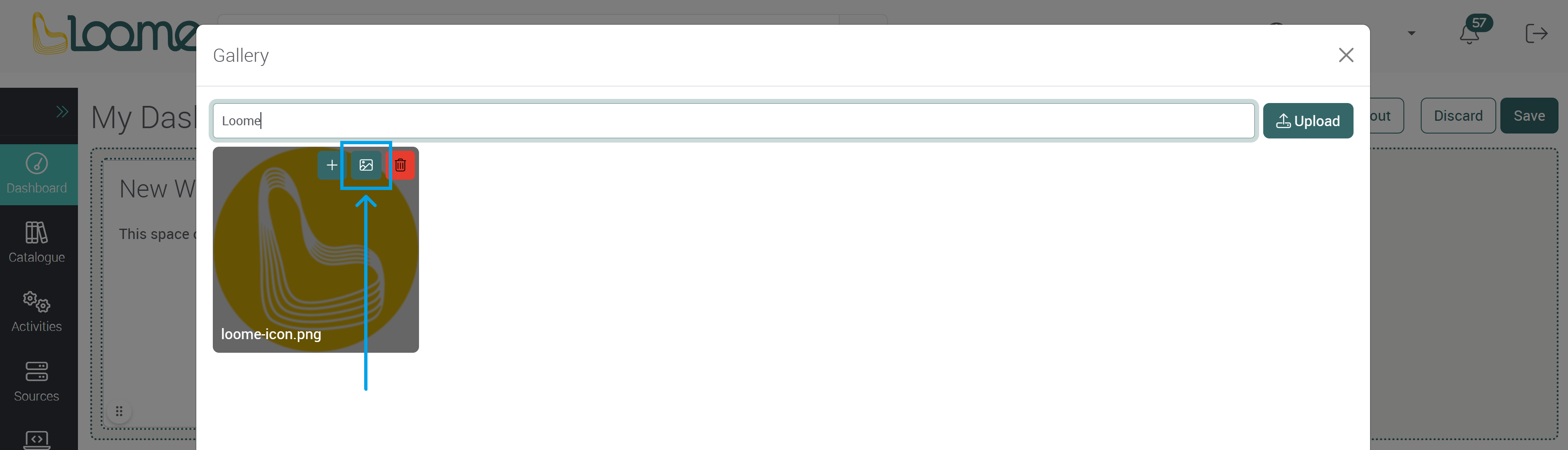 Add background image for a widget