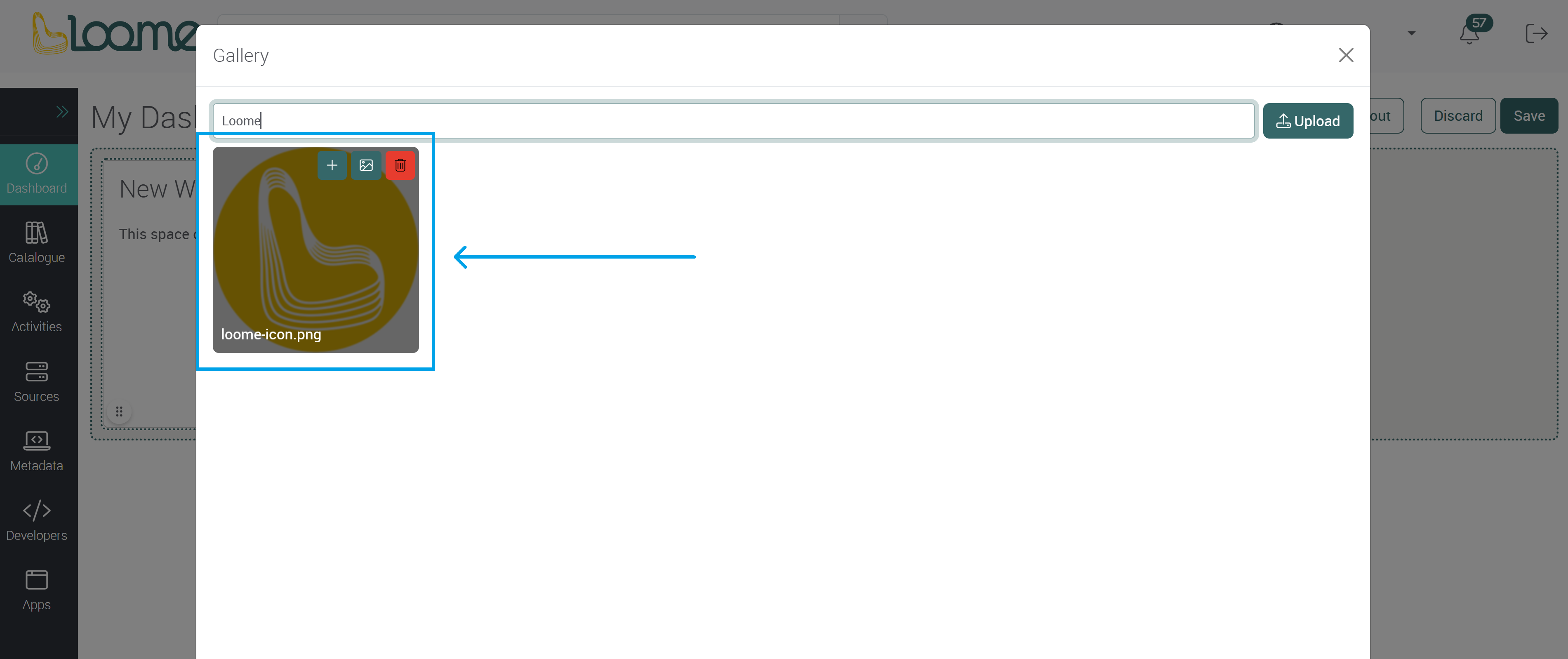 Add image to a widget
