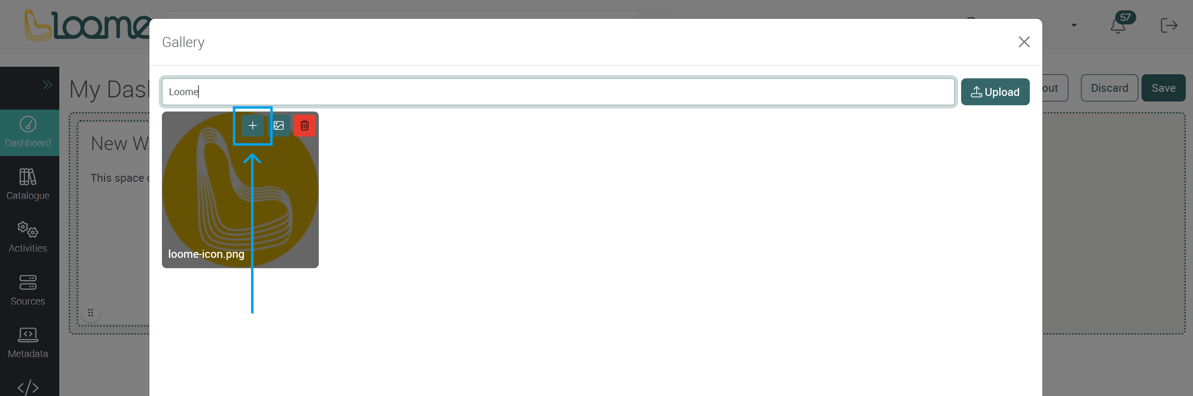 Add image to a widget