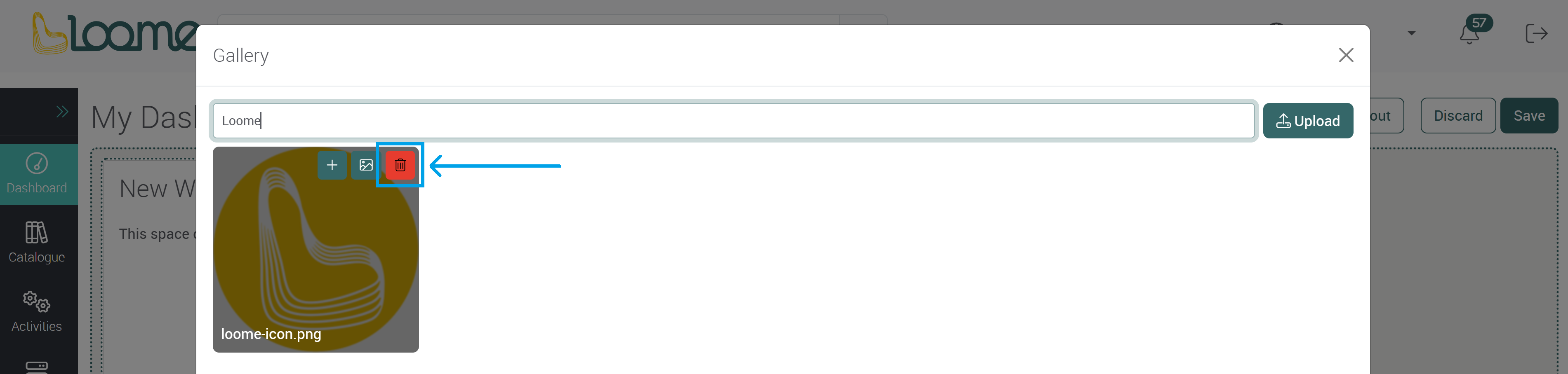 Delete an image