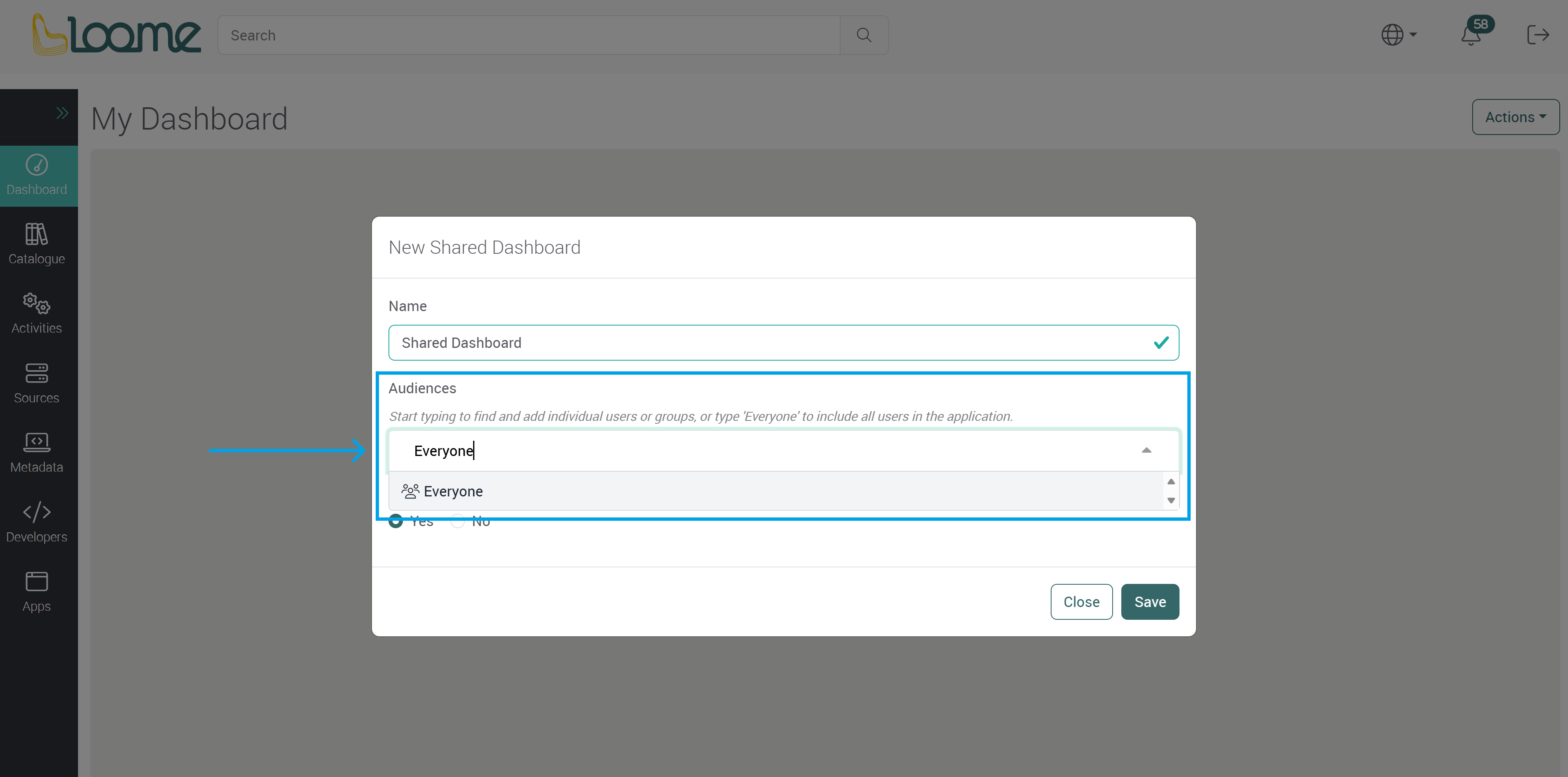 Add a new dashboard