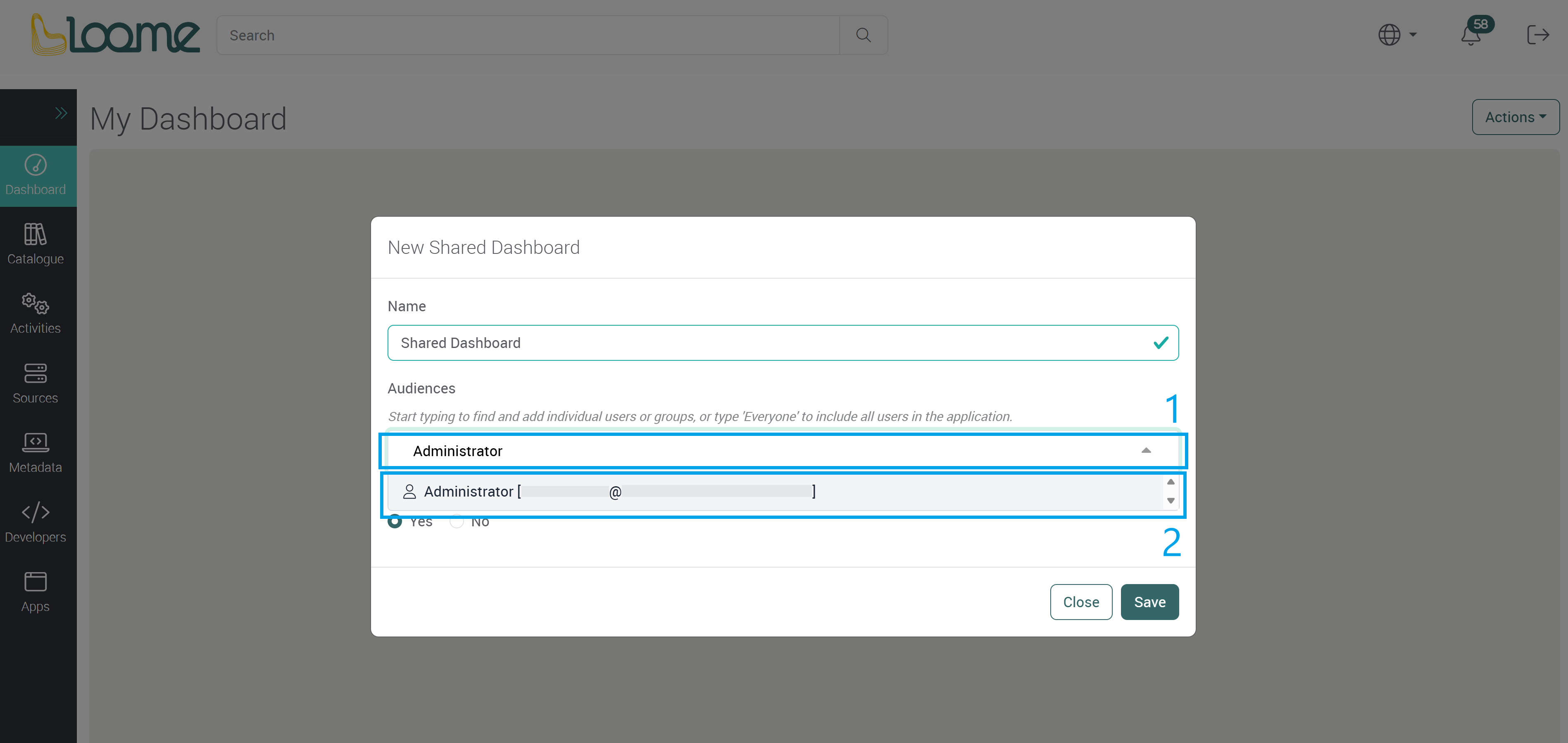Add a new dashboard