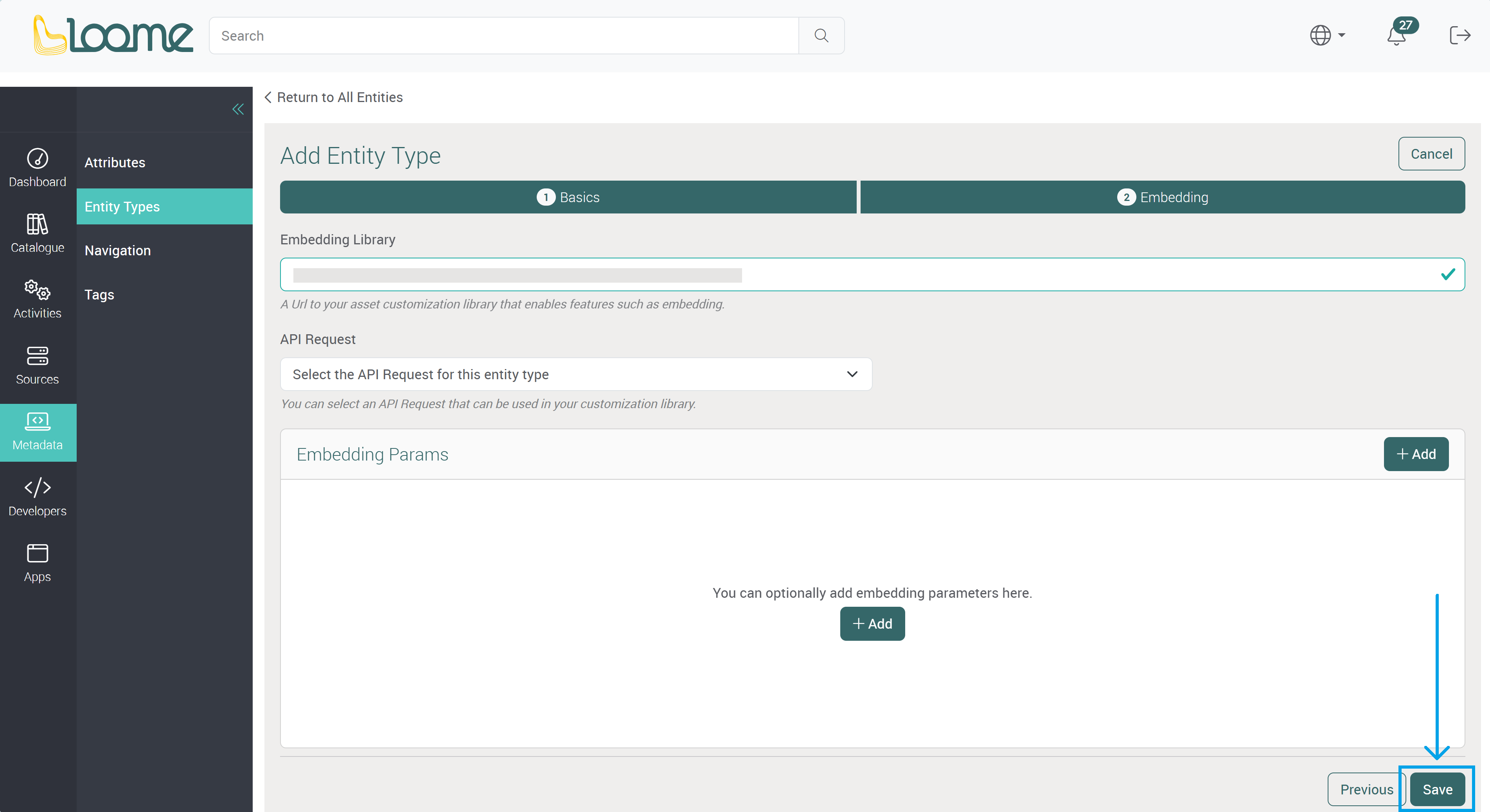 Add a new entity type