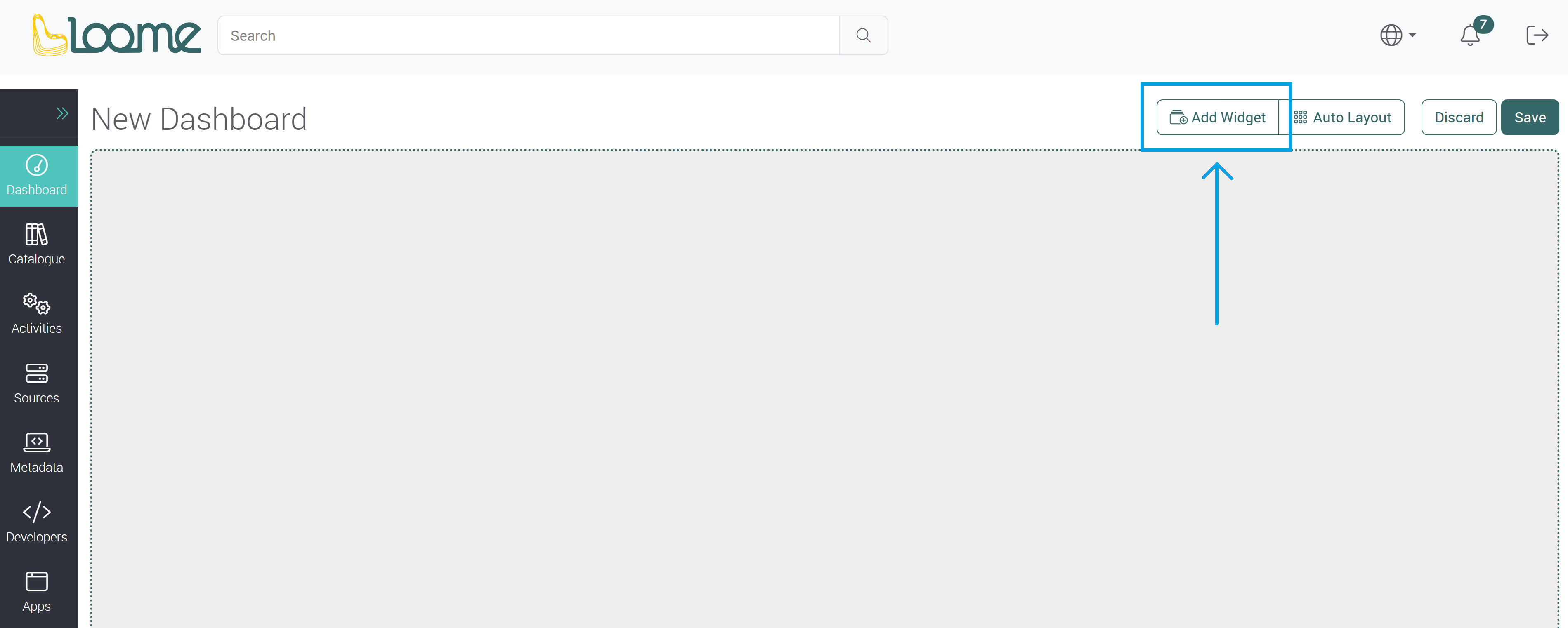Add a new widget