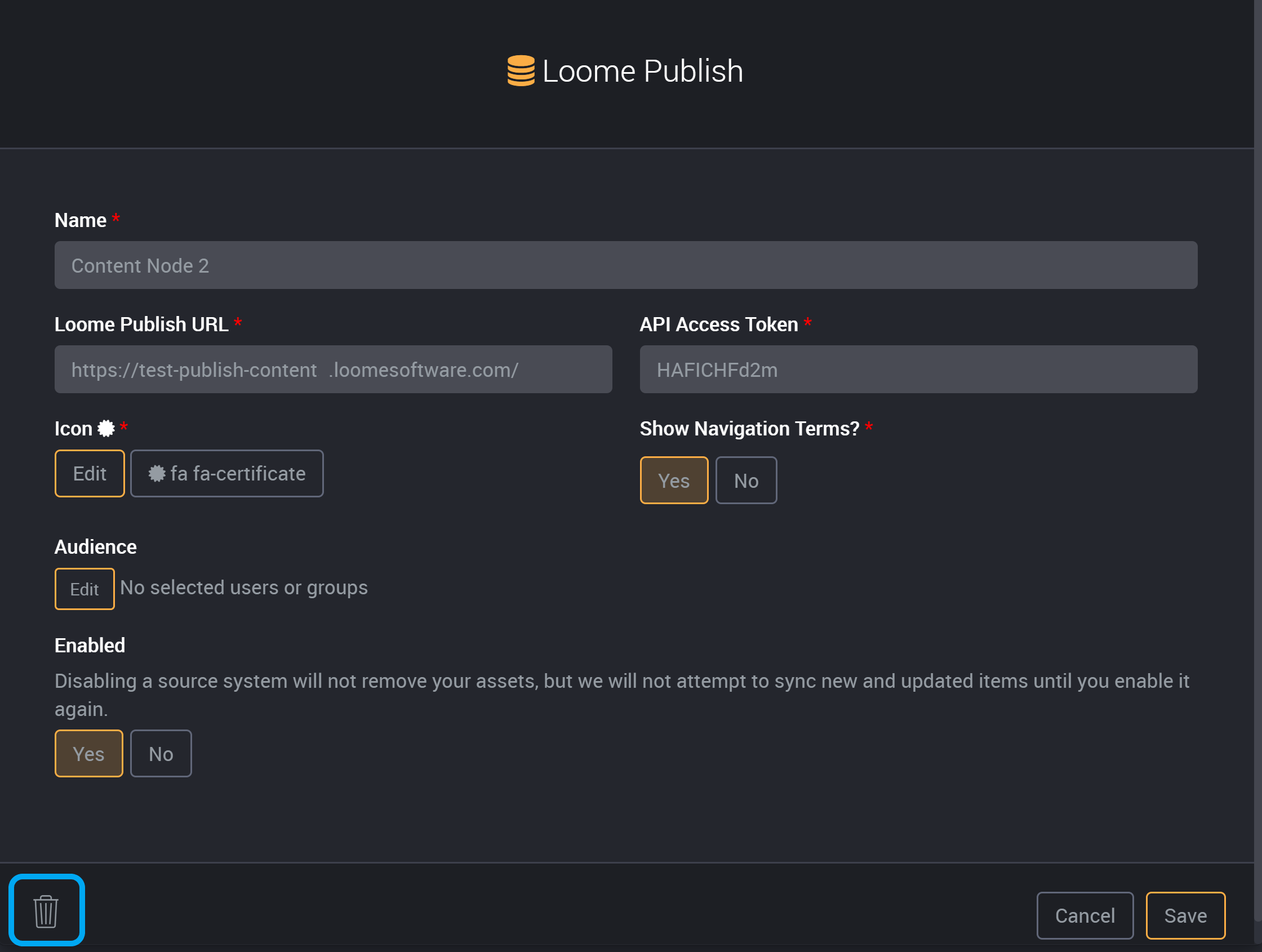 Delete Source System